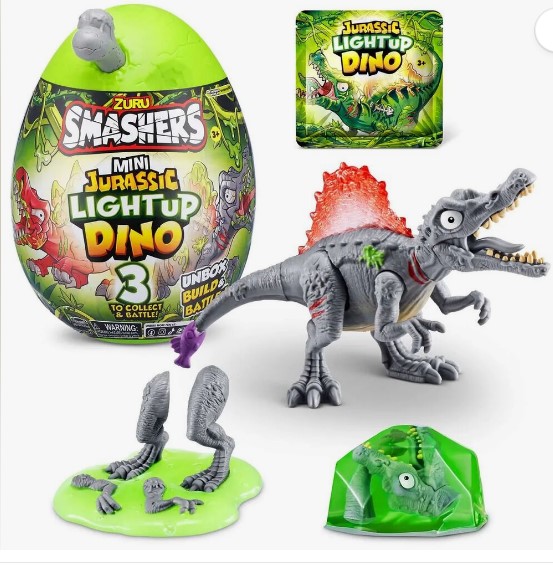   Zuru Smashers: "Mini Jurassic Light-Up Dino",   74107    
