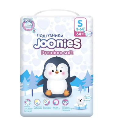  JOONIES -  Premium Soft,  S (3-6 ), 64 . 953211    