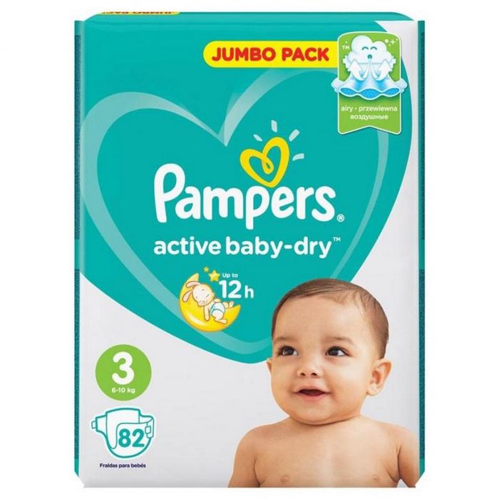   81500413/81555713 Active Baby-Dry Midi (4(5)-9 )  82  PAMPERS    