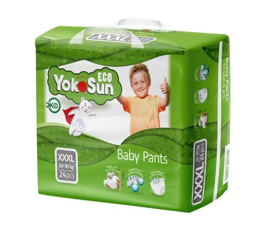 �������� YokoSun ������� ����������-�������  ECO ������ X�XL (20-30��.) 24 ��. �������� ��������� ������ ��