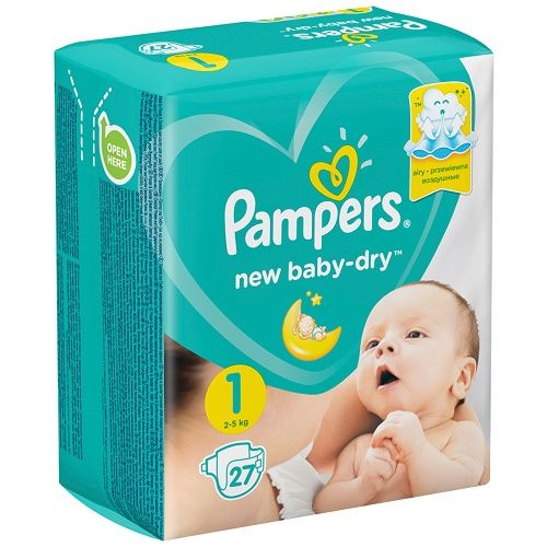  PAMPERS  New Baby-Dry Newborn (2-5 )  27    